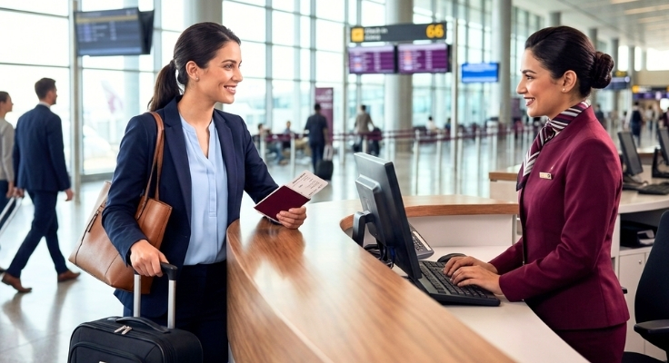 How to get a free upgrade on qatar airways?
